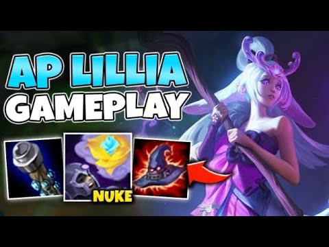 FULL AP LILLIA MELTS HEALTHBARS AND FLIES AROUND THE MAP! (NEW CHAMPION IS OP) - League of Legends
