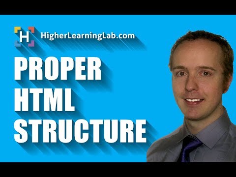 Basic HTML Page Structure - How To Create Basic HTML Structure