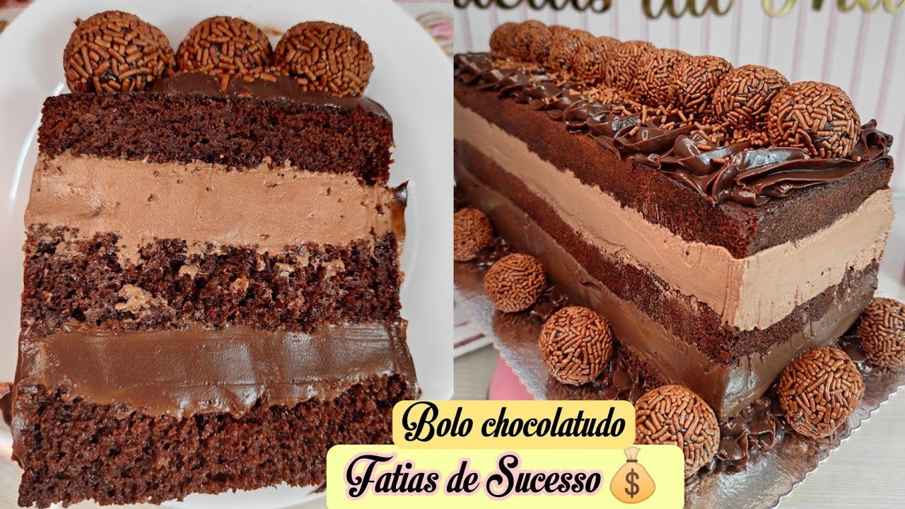 AS FATIAS de BOLOS que são SUCESSO DE VENDAS na CONFEITARIA - FATIAS de CHOCOLATE