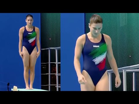 QQQsports - Elena Bertocchi from Italy  - 3m Springboard Diving Highlights - #diving