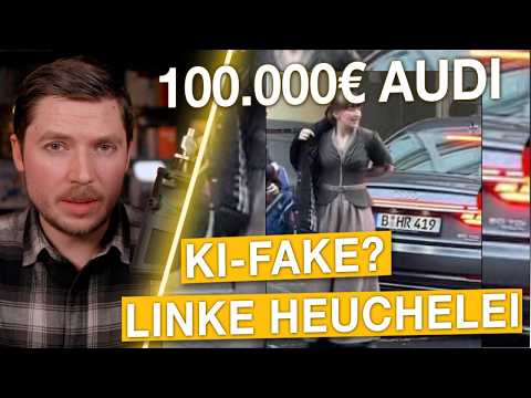 Reichinnek und ihr LUXUS-AUDI - 100.000€ oder KI-FAKE? Linke leugnen die Realität