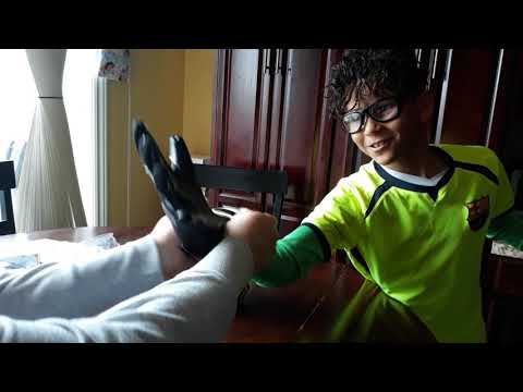 New  goalie gloves unboxing /test