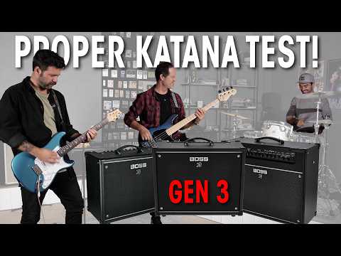 Демонстрация комбоусилителей Boss Katana Gen 3