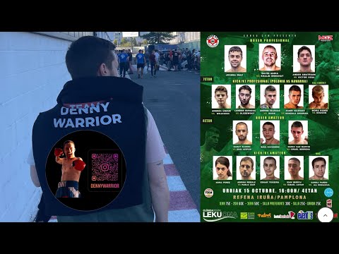 Pamplonés fight night with the Denny Warrior!
