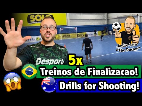 5x SHOOTING DRILLS FOR FUTSAL | 5x TREINOS DE FINALIZAÇÃO PARA FUTSAL