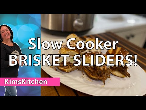 Mouthwatering Slow Cooker BRISKET SLIDERS | Easy Weeknight Meals