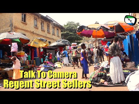 Talk To The Camera - Regent Street Sellers - Sierra Leone