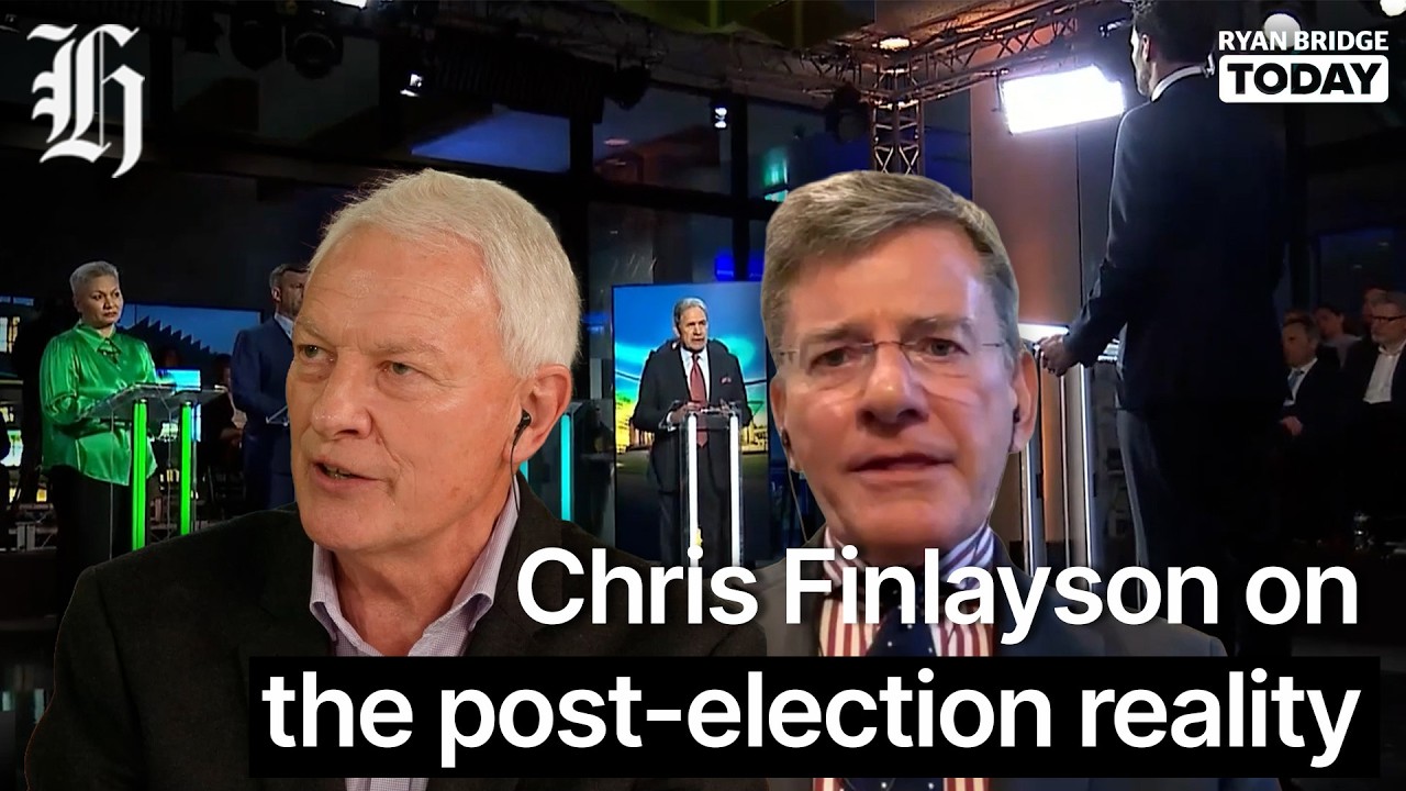 'Very long, tedious negotiation': Chris Finlayson on the post-election reality | Ryan Bridge TODAY
