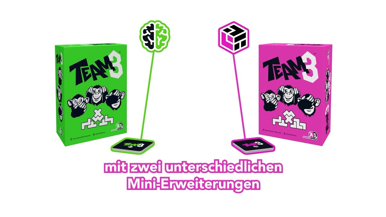 Abacus Familienspiel TEAM3 pink -DE- Abacus Familienspiel TEAM3 pink -DE-