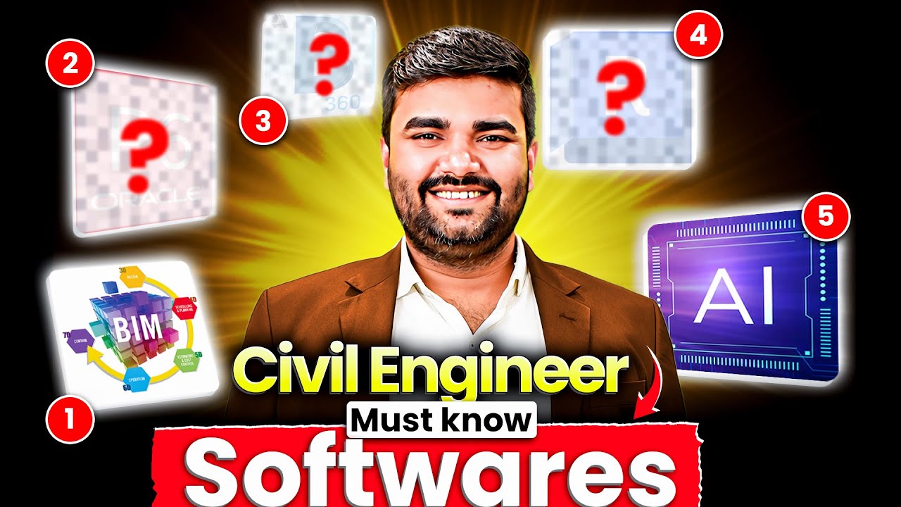 Top 5 Software Every Civil Engineer Must Learn in 2025 | AutoCAD to AI Tools Explained
