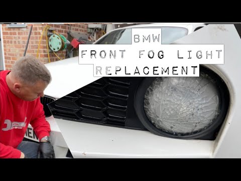BMW 118 Front Fog Light Replacement, Without Removing Bumper. 120 135 E82 E90 E91etc,