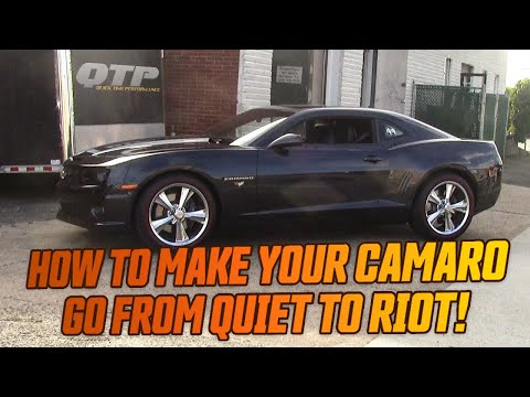 2013 Camaro SS Quick Time Electric Cutouts
