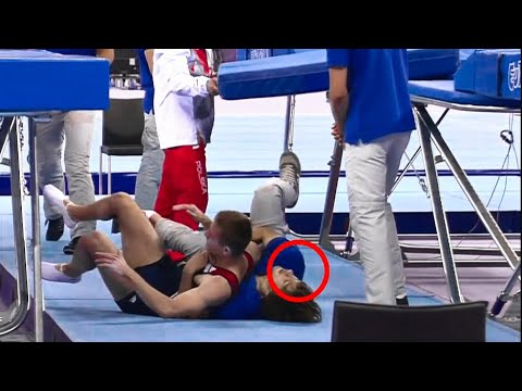 Gymnasts Being Saved by their Spotters! INCREDIBLE gymnastics spotter saves