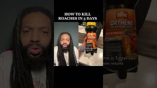How to kill roaches in 3 days #youtubeshorts #shorts