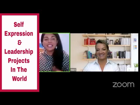 Self Expression & Leadership Program Projects In The World - Gaia Calcaterra & Zayna De Gaia