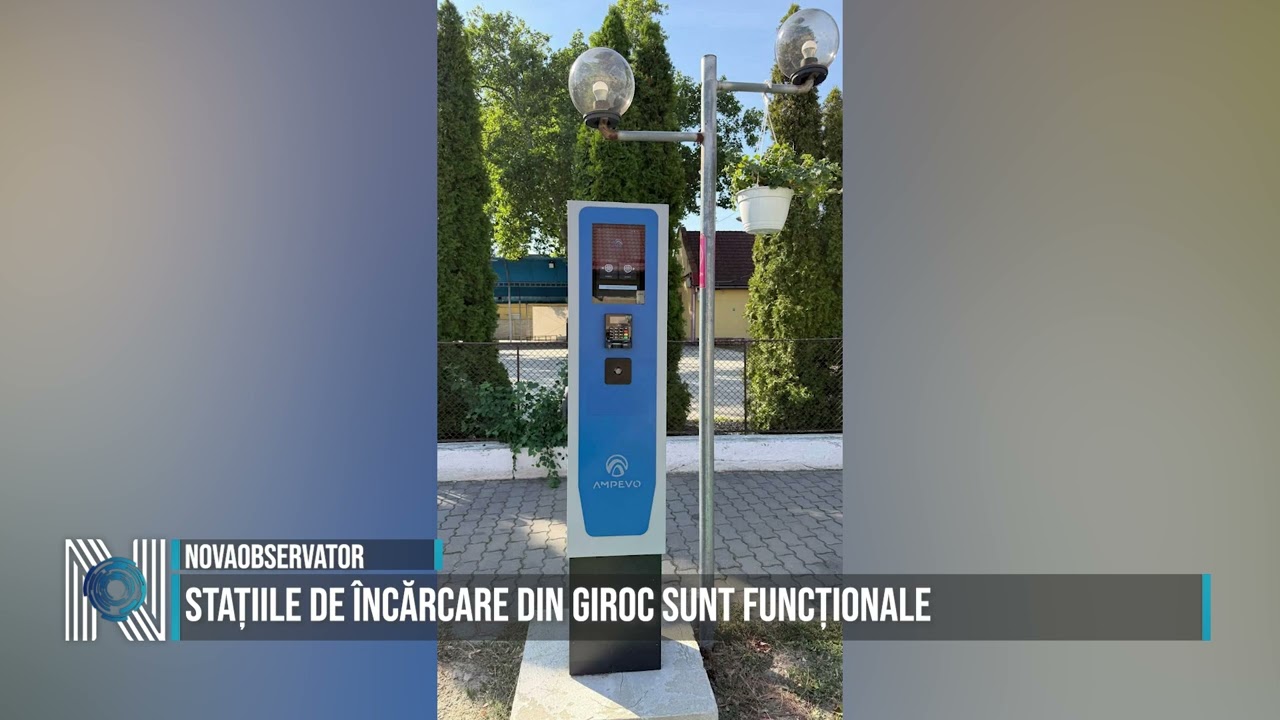 Stațiile de încărcare din Giroc sunt funcționale