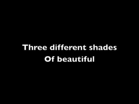 3Three different shades of beautiful