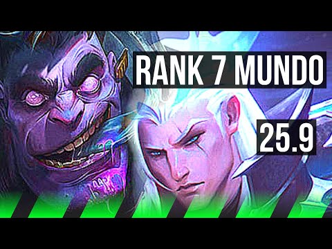 DR. MUNDO vs VIEGO (JGL) | 9/0/7, Rank 7 Mundo, Legendary | EUW Challenger | 25.9