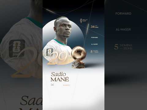 🏆 La 29e place du Ballon d'Or masculin 2026 est attribué à Sadio Mané (Al-Nassr) #ballondor