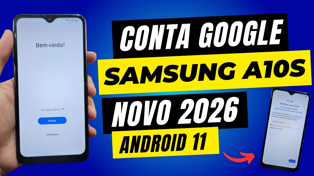 REMOVER CONTA GOOGLE SAMSUNG A10S ATUALIZADO 2026 SEM UNLOCK TOOL SEM SP FLASH TOOL NOVO MÉTODO