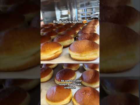 Flaumig frische Bio Butterkrapfen - ab sofort in allen Joseph Brot Filialen 😍🙌 Bio Bäckerei Wien