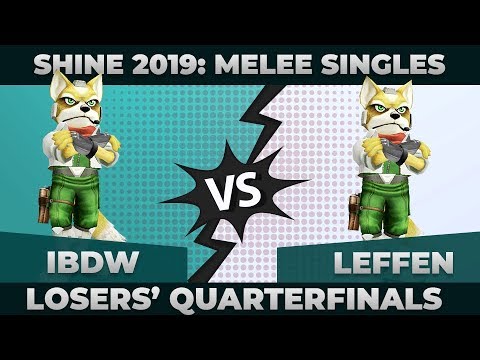 iBDW vs Leffen - Losers' Quarterfinals: Melee Singles Top 12 - Shine 2019 | Fox vs Fox