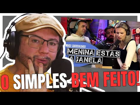 Brasileiro reage em live a LOS ROMEROS - MENINA ESTÁS À JANELA no PODCAST do DAVID ANTUNES
