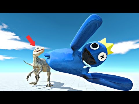 Carnivore Dinosaurs vs Rainbow Friends - Animal Revolt Battle Simulator