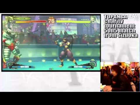 SSF4 AE: Sako (Ibuki) vs Akahoshi (Zangief) - TOPANGA Cup