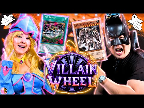 Jen finally dressed up as DARK MAGICIAN GIRL! Halloween Special | Villain Wheel EP4