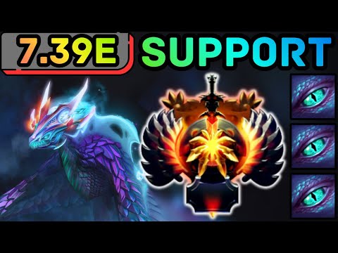 🔥 WINTER WYVERN HARD SUPPORT COMPLETE SKILLS ⚡ DOTA 2 GAMEPLAY 🔥