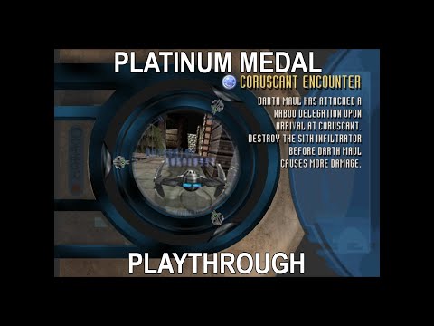 Coruscant Encounter - Platinum Medal Playthrough - Battle for Naboo