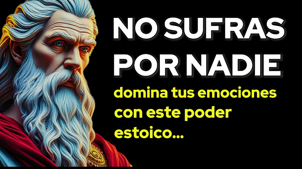 No sufras por nadie: Domina tus emociones con este principio estoico | Estoicismo