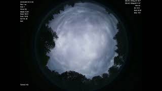 2025-09-26 All sky camera capture from Poiana Rusca Mountains, Romania