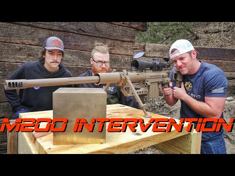 The Most POWERFUL Sniper Rifle vs. Solid Block of Bronze!!!