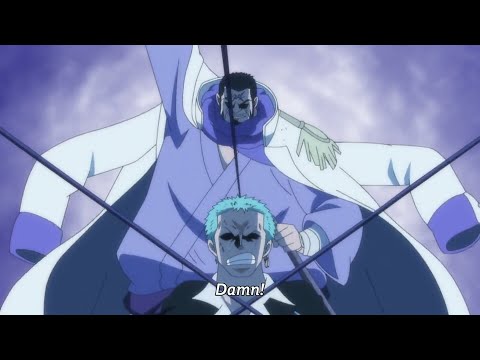Zoro is afraid with Fujitora power (English Sub)