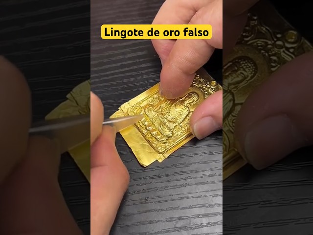 Vídeo relacionado con ZOSIGN Barra de Oro Falsa, Réplica de Lingote de Oro de Plástico, 5 Unids Réplica Barra Oro, Pisapapeles, Película Prop Novedad Regalo Broma (1000g)