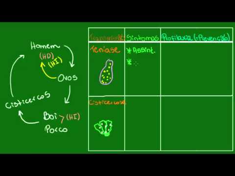Teníase e cisticercose - Parasitologia - Biologia