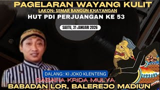 Download lagu LIVE‼️PAGELARAN WAYANG KULIT, KI JOKO KLENTENG, LAKON SEMAR BANGUN KAYANGAN. mp3