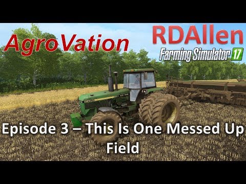 FS17 Platinum MP AgroVation E3 - This Is One Messed Up Field