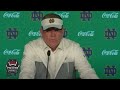Brian Kelly talks Notre Dame’s win vs. Clemson, fans rushing the field | College Football on ESPN