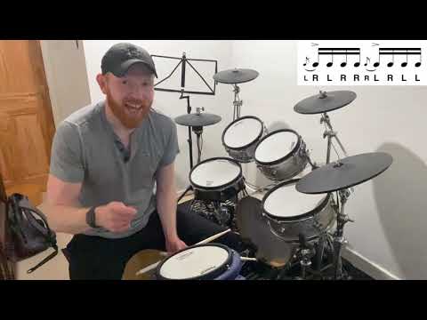 One Minute Drum Lesson - The Flam Paradiddle 🥁
