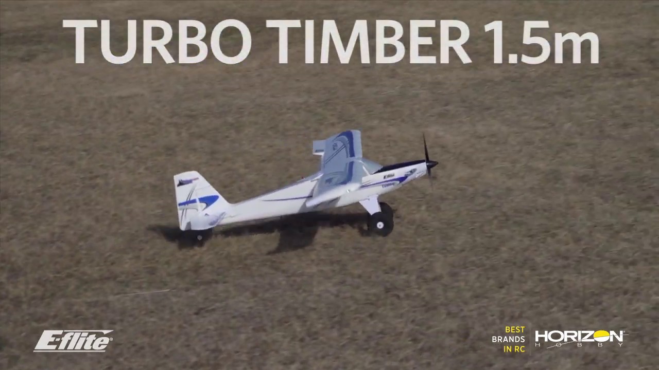 E-flite Turbo Timber 1.5m SAFE Select BNF Basic, plováky