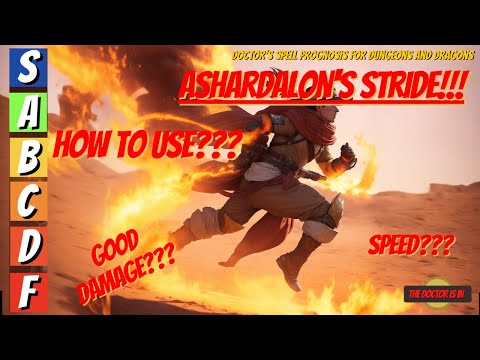 ASHARDALON'S STRIDE Can This Spell Increase Your Speed To 100 Or More? for Dungeons and Dragons