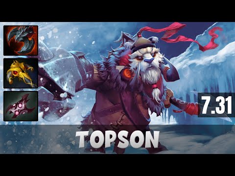 TOPSON Tusk MID LANE Gameplay | Dota 2 Full Game