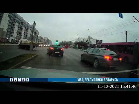 За грубые нарушения ПДД водители "БМВ" и "Лексус" привлечены к ответственности видео