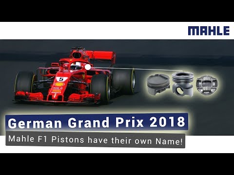 German Grand Prix 2018 - Every MAHLE F1 piston has it's own name