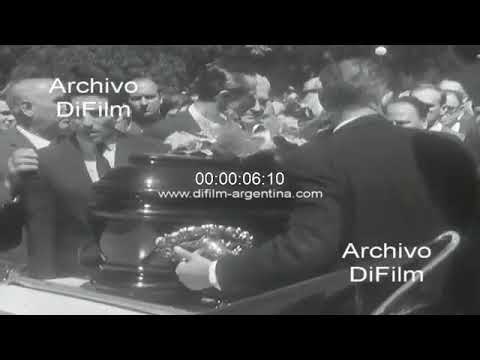 Death of soccer player and coach Guillermo Stabile 1967 ARCHIVE FOOTAGE