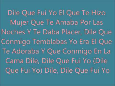 Dile Que Fui Yo   Zion Feat Arcangel, De La Ghetto & MJ Lyrics