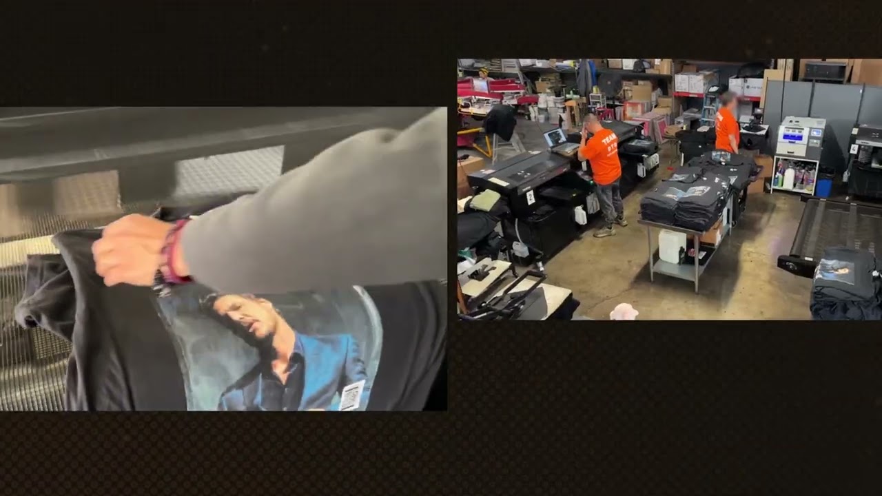 DTG Printing process by Yes We Print